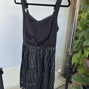 Black and White Striped Dress Jack Skeleton Disney